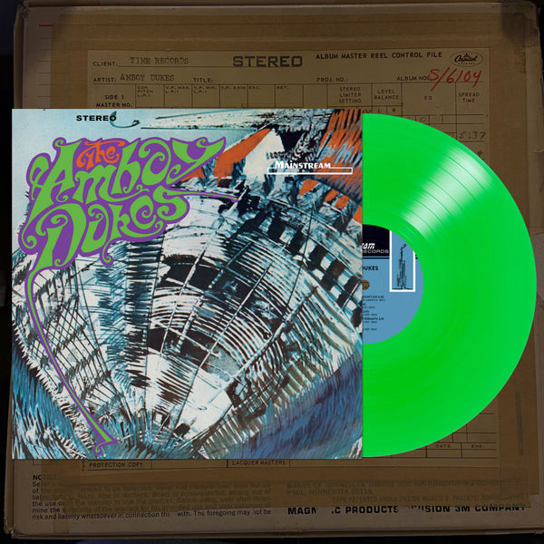 AMBOY DUKES (アンボイ・デュークス)  - S.T. <1st Album>  (US サンデイズド社限定リマスター再発「グリーン VINYL」ステレオ LP / New)