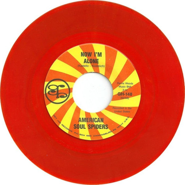 AMERICAN SOUL SPIDERS (アメリカン・ソウル・スパイダース = ティーンジェネレートの前身) - Anyway Anygirl / Now I'm Alone (US 限定「赤盤」ジャケ付 7" /New) '92年単独2作目シングル
