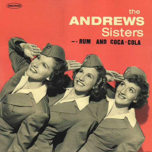 ANDREWS SISTERS (アンドリュース・シスターズ) - Rum And Coca-Cola (フランス限定リマスター・モノラル LP/New)ガールズSWINGポップ・グループベスト14曲!