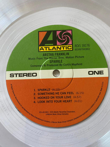 ARETHA FRANKLIN (アレサ・フランクリン) - Sparkle (US 限定再発「クリスタル・クリア VINYL」LP/New) '76年R&Bチャート1位名作サントラ!