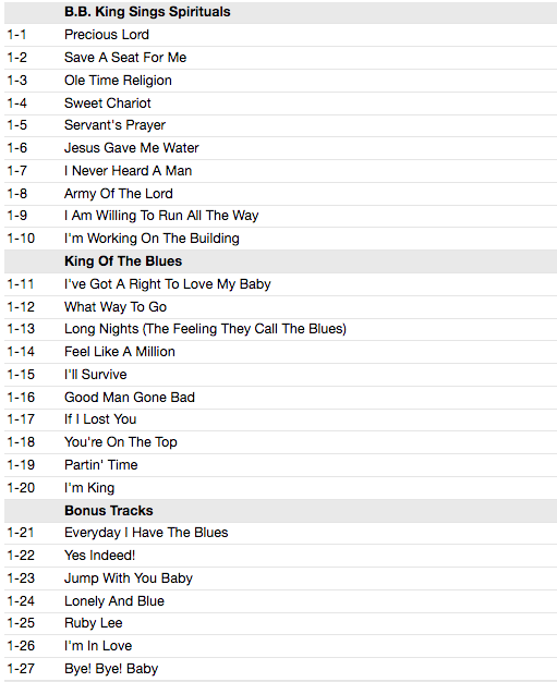 B.B.KING (B.B.キング) - Four Classic Albums Plus - 2nd Set (UK 限定合体再発CDx2枚組 / New) 全56曲
