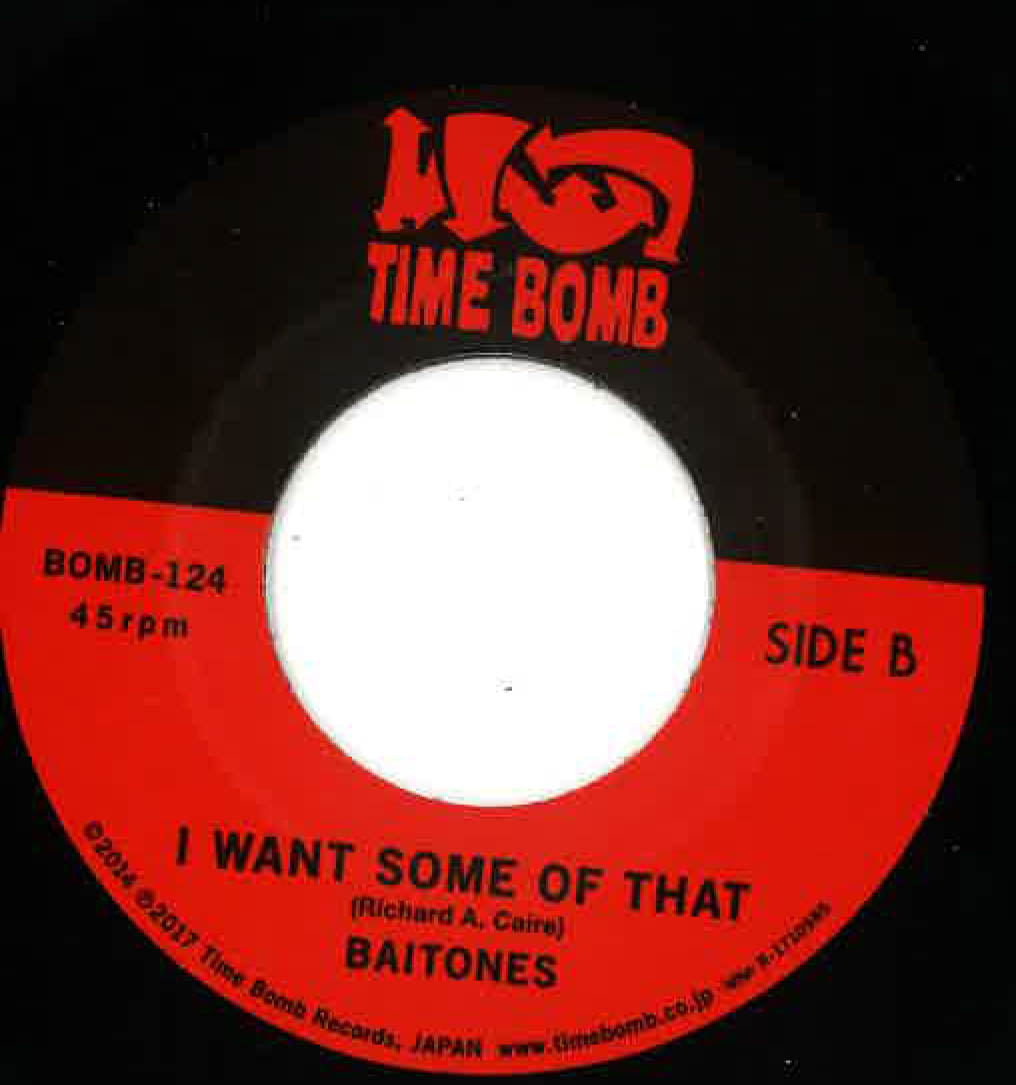BAITONES (ベイトワンズ) - Leopard Man / I Want Some Of That (Japan タイムボム 300枚限定ナンバリング入り 7”/ New) 残少! 映画「GARAGE ROCKIN' CRAZE」のオープニングテーマ曲