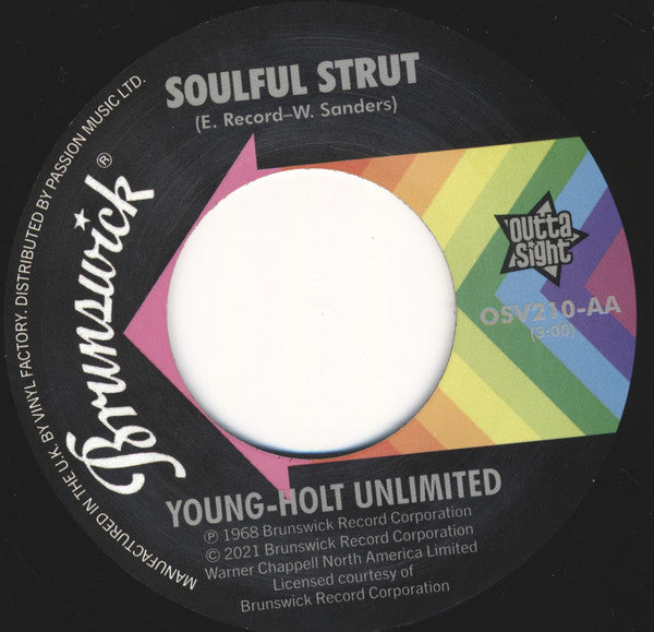BARBARA ACKLIN / YOUNG HOLT UNLIMITED (バーバラ・アクリン / ヤング・ホルト・アンリミテッド) - Am I The Same Girl / Soulful Strut (UK 限定再発スプリット 7インチ/New) クロスオーヴァーノーザン名曲!