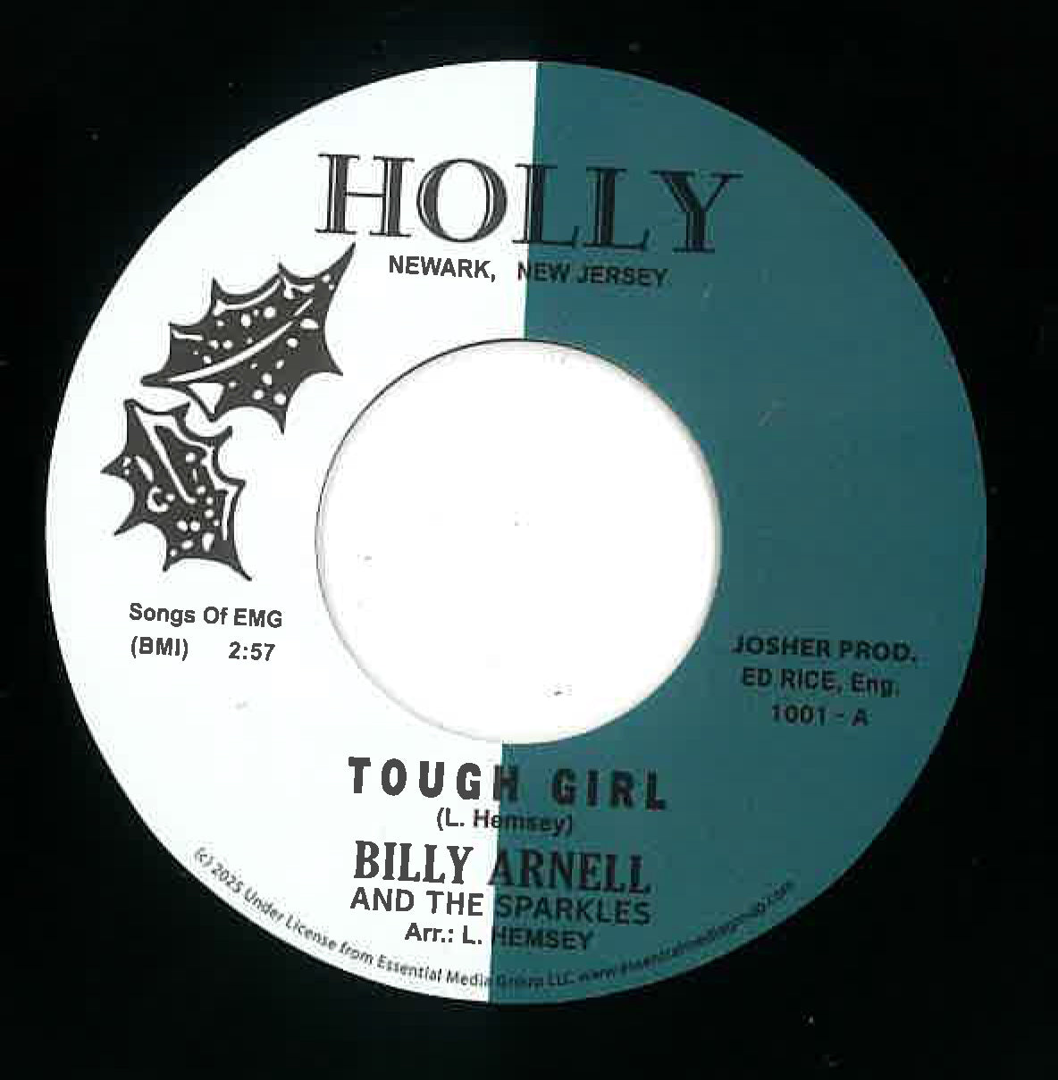 BILLY ARNELL & The Sparkles (ビリー・アーネル&ザ・スパークルズ) - Tough Girl (UK 限定リプロ再発 7インチ+カンパニースリーブ/New) N.Jブルーアイド、奇跡の美メロ・ローファイ・ガレージ・ノーザン!