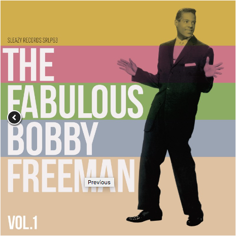 BOBBY FREEMAN (ボビー・フリーマン) - The Fabulous Vol.1 (EU 限定アナログ LP/New) 初期ブラックR&Rジャイバーシングル編集コンピ!
