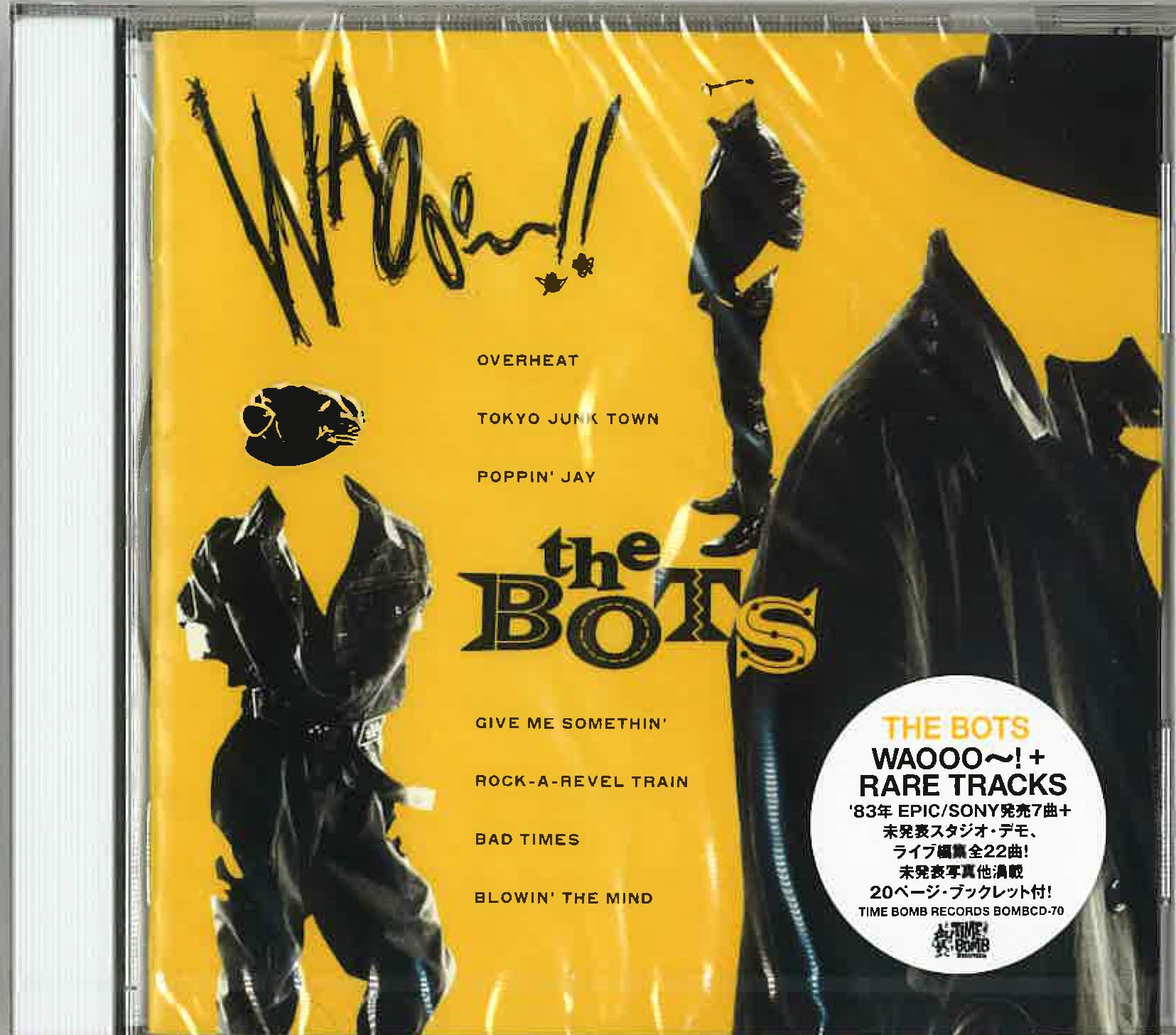 BOTS, THE (ザ・バッツ) - Waooo~!! + Rare Tracks (Japan タイムボム 限定ボーナス入り再発CD /New) '83年デビュー作+未発表レアトラックス!