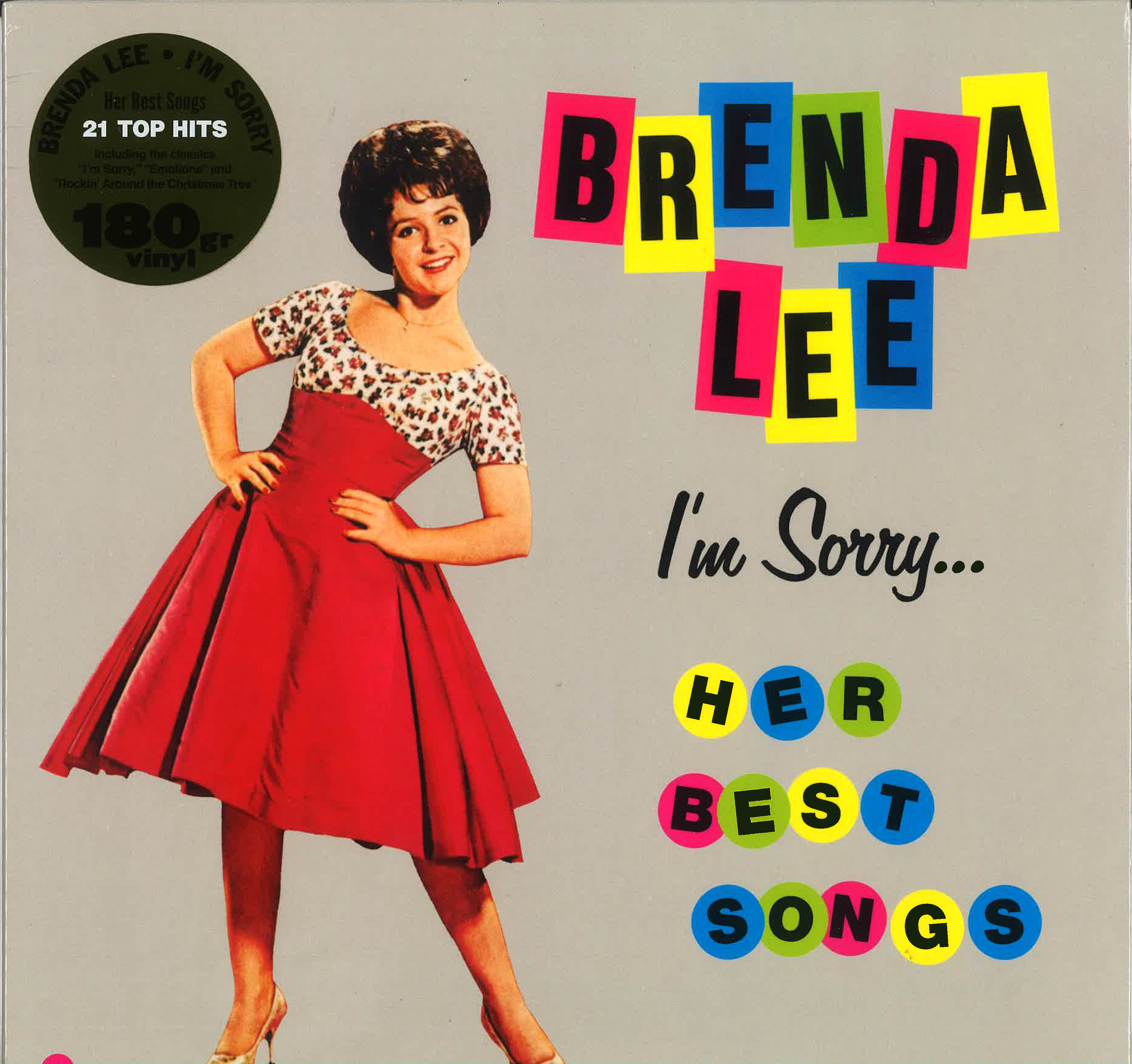 BRENDA LEE (ブレンダ・リー) - I'm Sorry... Her Best Songs (EU限定リリース・アナログLP/ New) 女性ロッカー'50〜’60年代黄金期のべスト!
