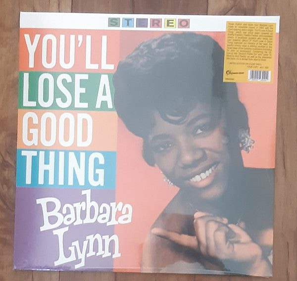 BARBARA LYNN (バーバラ・リン) - You'll Lose A Good Thing (EU 限定500枚復刻再発「クリア・ヴァイナル」 LP/New) '63年名作デビューアルバム!