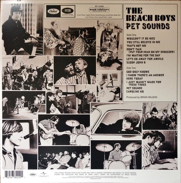 BEACH BOYS (ビーチ・ボーイズ) - Pet Sounds (EU 正規限定再発ステレオ LP/New) '66年大名作!