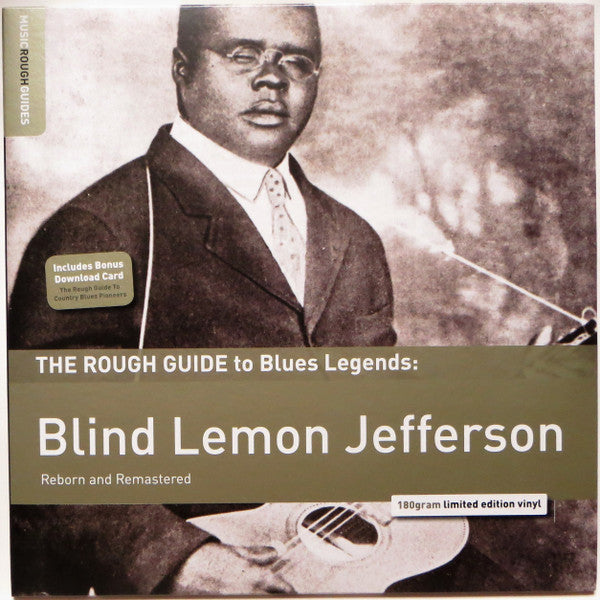 BLIND LEMON JEFFERSON (ブラインド・レモン・ジェファースン) - The Rough Guide To Blues Legends (EU 限定リマスターLP+DLカード/New)
