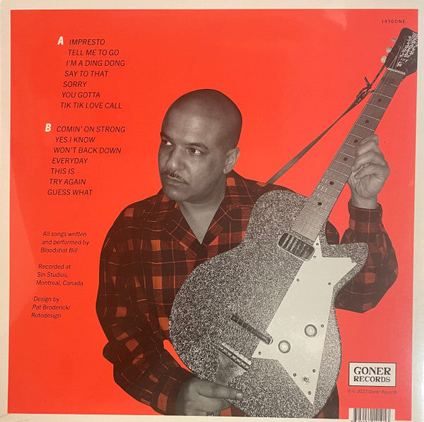 BLOODSHOT BILL (ブラッドショット・ビル) - Psyche-O-Billy (US 限定リリース「黒盤」LP/New)