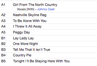 BOB DYLAN (ボブ・ディラン) - Nashville Skyline (EU 限定復刻再発「ホワイト VINYL」ステレオ LP/New)