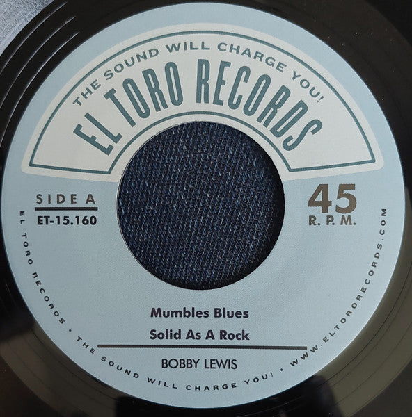 BOBBY LEWIS (ボビー・ルイス) - You Better Stop ! EP/ Mumbles Blues +3 (Spain 限定ジャケ付き再発4曲入り 7"EP/New) R&Bジャイヴァー & R&Bノーザン