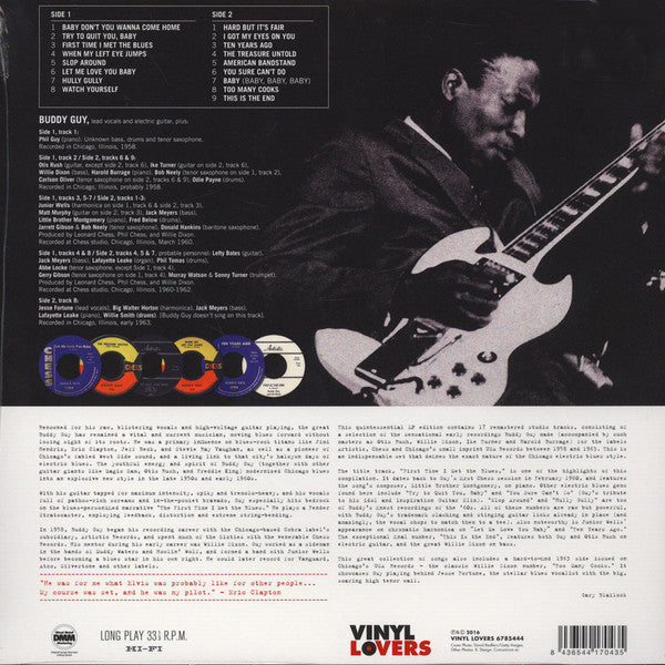 BUDDY GUY (バディ・ガイ) - First Time I Met The Blues: 1958-1963 Recordings (EU 限定リリース 180g LP/New) 初期シングルコンピ