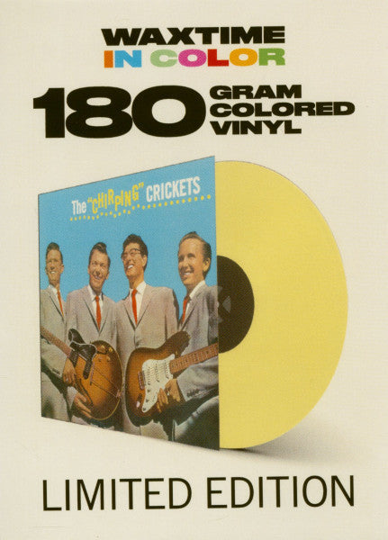 BUDDY HOLLY ( & THE CRICKETS) (バディ・ホリー & ザ・クリケッツ) - The "Chirping" Crickets (EU 限定ボーナス追加16曲入り再発180g「イエロー VINYL」モノラル LP/New) クリケッツ名義'57年デビュー・アルバム
