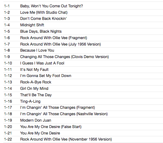 BUDDY HOLLY (バディ・ホリー) - Hollybilly (スペイン 限定CDx2枚組 /New)デッカ社デビュー期のレア・コンピ全41曲