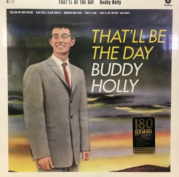 BUDDY HOLLY (バディ・ホリー) - That'll Be The Day (EU 限定復刻ボーナス入り再発180g LP/New)'58年ソロ名義セカンド(&ラスト)アルバム