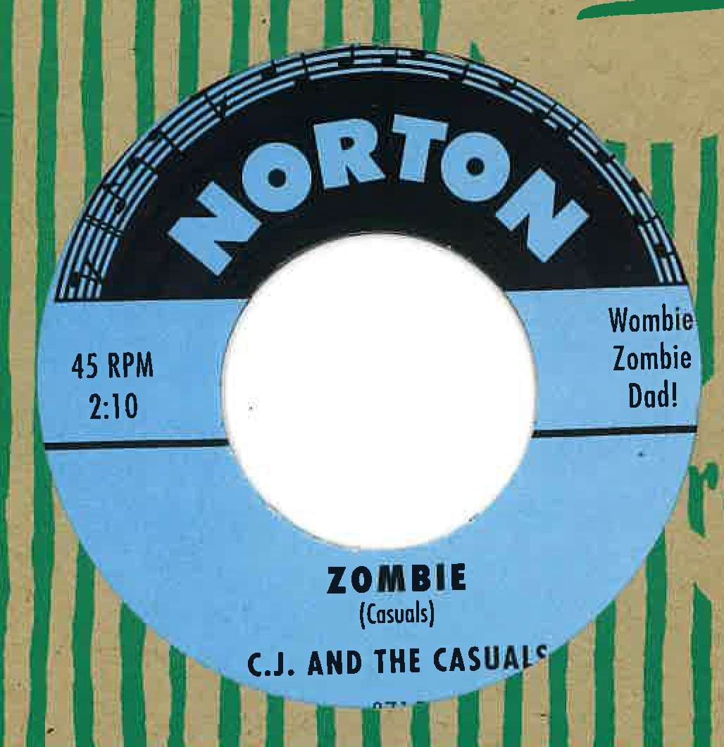 C.J. & THE CASUALS (シー・ジェイ&ザ・カジュアルズ) - Study Hall / Zombie (US 限定再発 7" /廃盤 New)