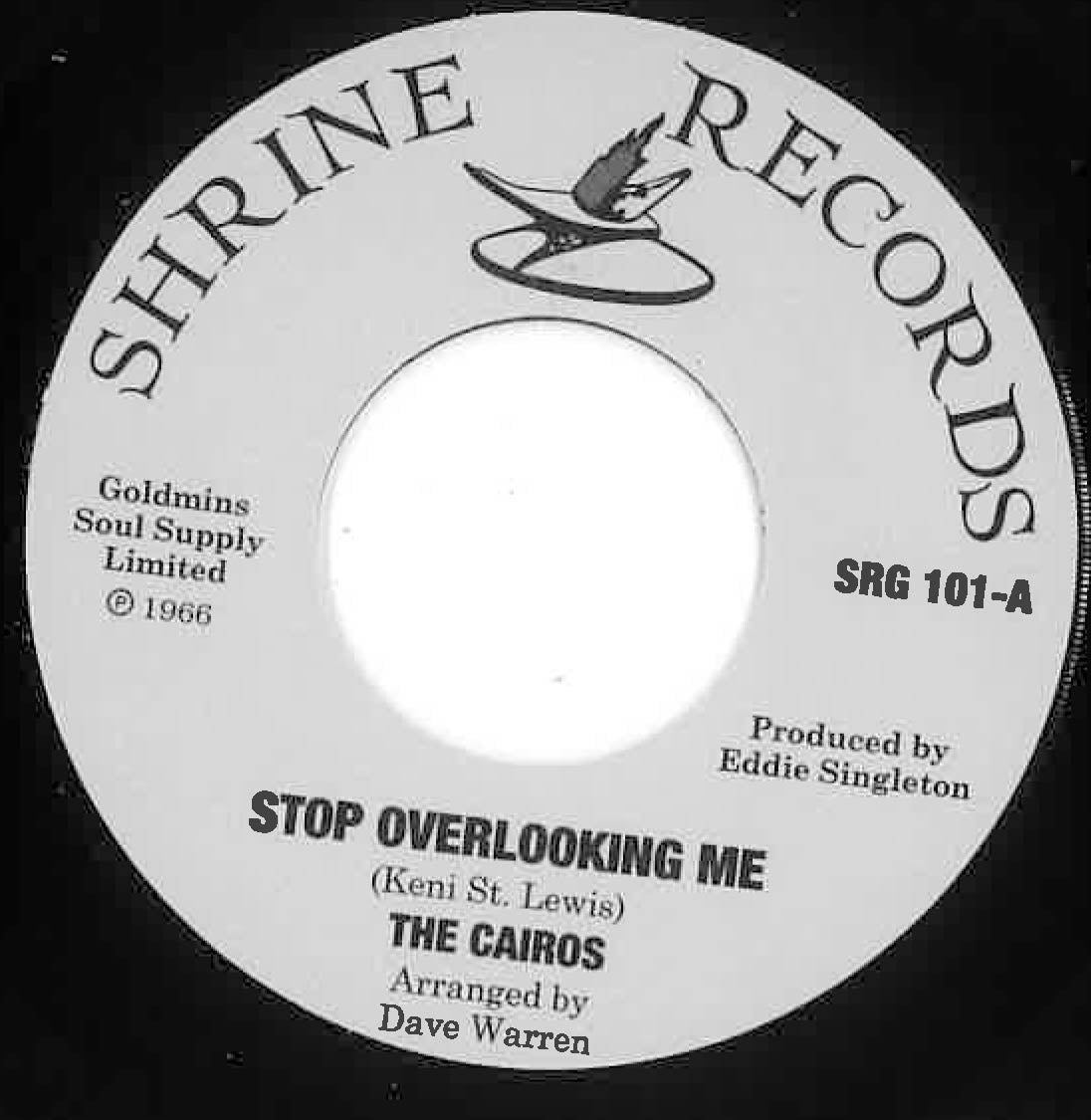 CAIROS, THE / EDDIE DAYE & THE FOUR BARS (ザ・カイロス / エディ・デイ&ザ・フォーバーズ) - Stop Overlooking Me / Guess Who Loves You (UK 限定リプロ再発スプリット 7インチ/New) 美メロ・ノーザン