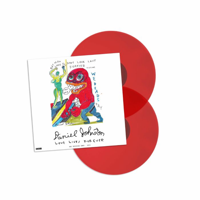 DANIEL JOHNSTON (ダニエル・ジョンストン) - Love Lives Forever - BBC Sessions 2003-2011 (EU 正規500枚限定再発「レッドヴァイナル」 2xLP) BBCセッション・コンピ