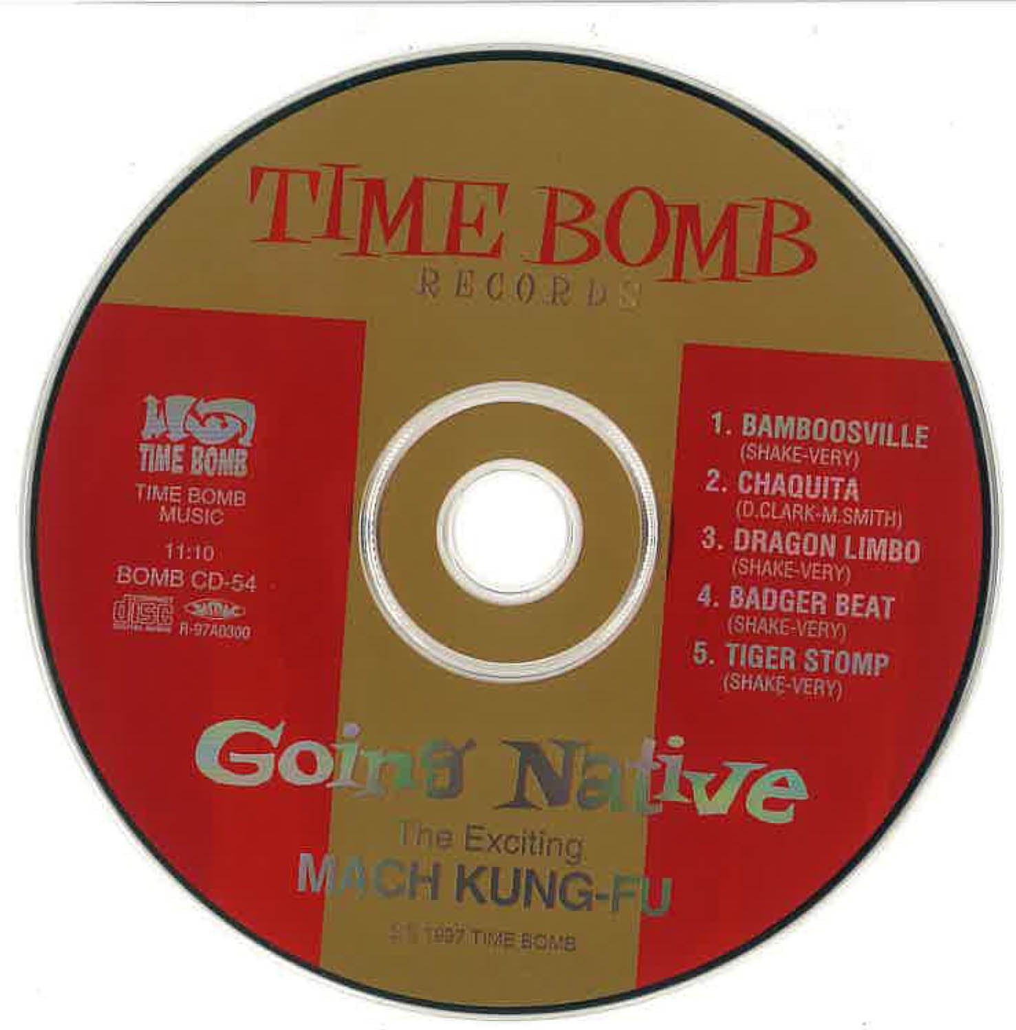 MACH KUNG-FU (マッハ・カンフー) - Going Native (Japan タイムボム 97年限定 5曲 CD/New)