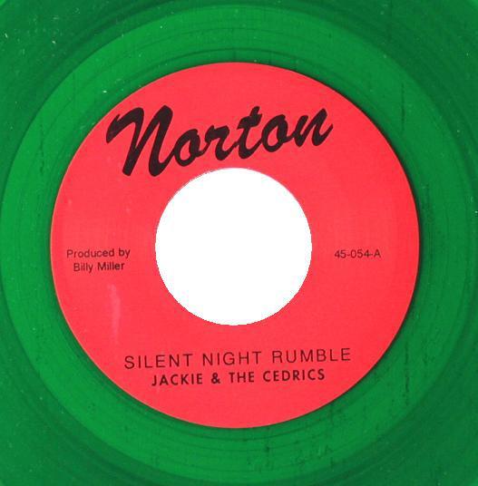 JACKIE & THE CEDRICS (ジャッキー&ザ・セドリックス) - Silent Night Rumble (US 限定ジャケ付き「グリーンVINYL」7"/廃盤 New)'96年クリスマス・シングル