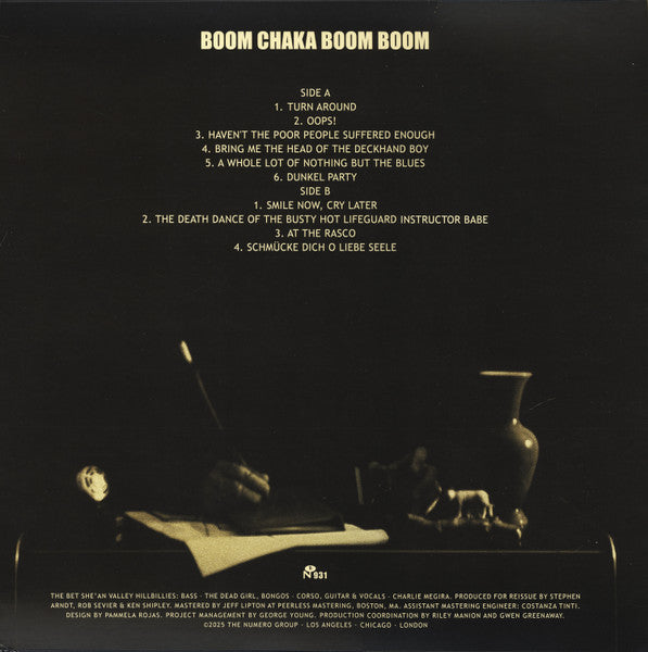 CHARLIE MEGIRA & The Bet She’an Valley Hillbillies (チャーリー・メギラ ) - Boom Chaka Boom Boom (US 限定再発「赤盤」LP/New) ラスト作