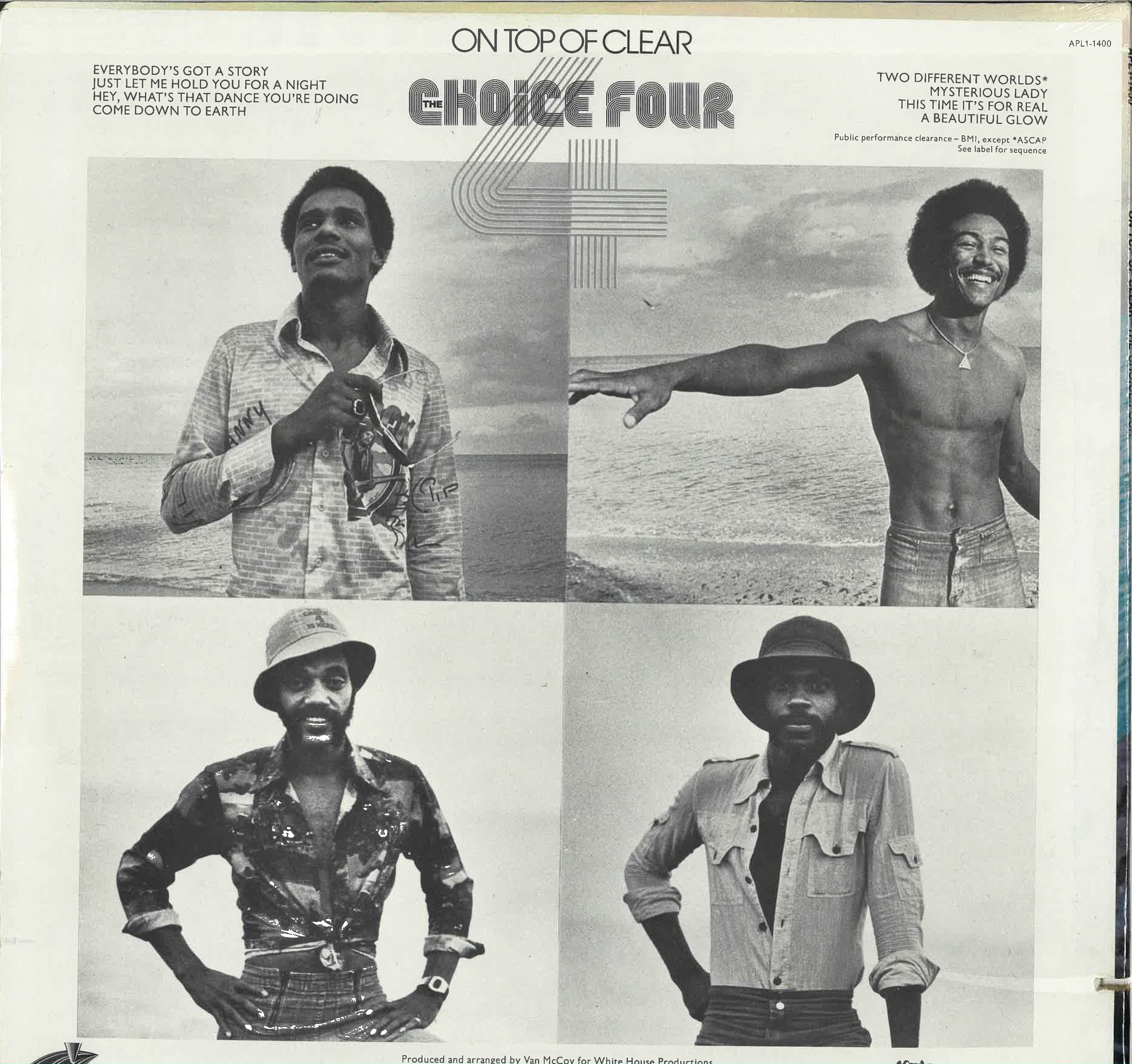 CHOICE FOUR, THE (ザ・チョイス・フォー) - On Top Of Clear (US 限定復刻再発 LP/New)