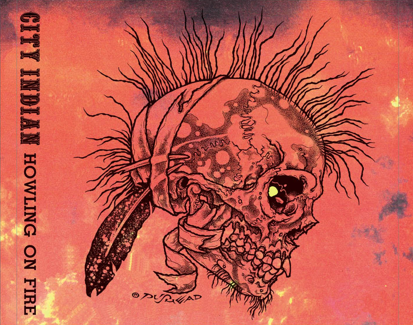 CITY INDIAN (シティ・インディアン) - Howling On Fire (Japan タイムボム 限定ボーナス入り再発 CD/New) '91年名作!