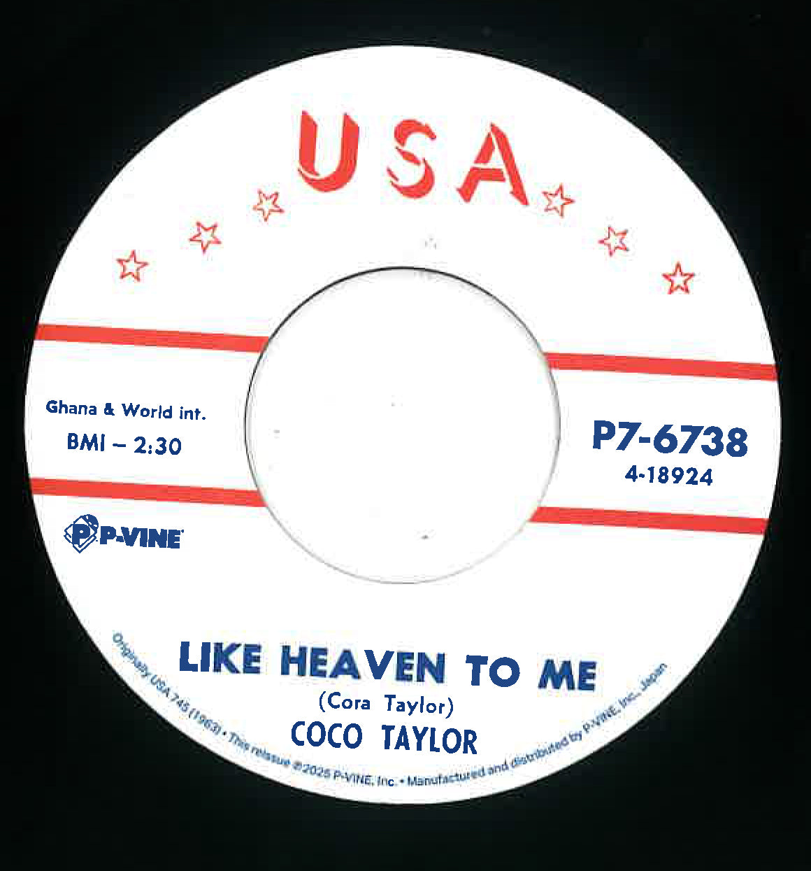 COCO TAYLOR (KOKO TAYLOR) (ココ・テイラー) - Honky Tonky / Like Heaven To Me (Japan 正規限定復刻再発 7インチ+カンパニースリーブ /New) スウィンギー・ロッキンブルース名曲!