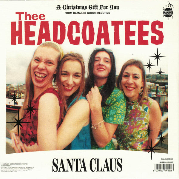 COURETTES, THE / HEADCOATEES, THEE (クーレッツ : コーレッツ / ジー・ヘッドコーティーズ) - A Christmas Gift For You (UK 限定ジャケ付き「グリーン VINYL」7"インチ/New)'25年Xマス・スプリット・シングル!