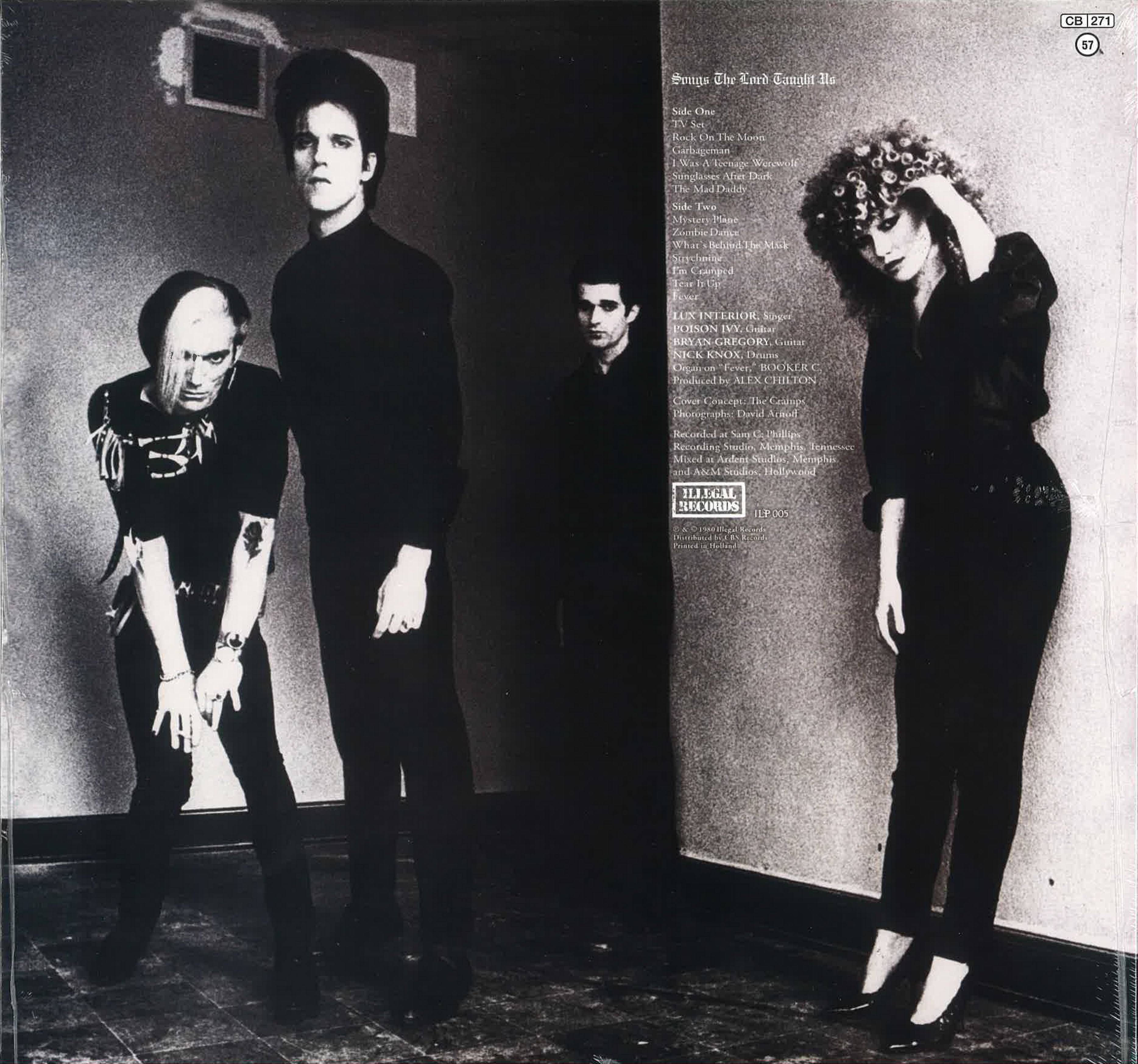 CRAMPS (クランプス) - Songs The Lord Taught Us (EU 限定リプロ再発「グレイ・マーブルカラーVINYL」LP/New)’80年フルデビュー・アルバム!