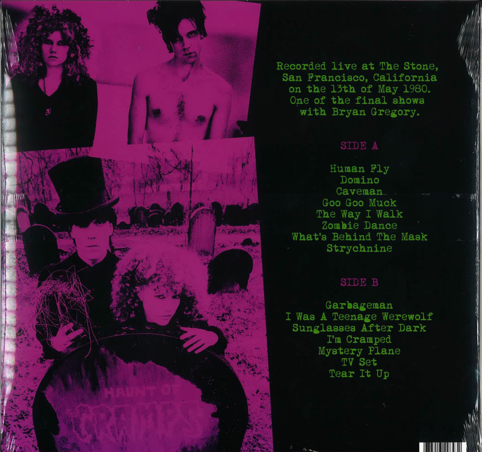 CRAMPS (クランプス) - Black Leather (EU 300枚限定「カラーVINYL 」LP/New) '80年S.F.熱狂ライブ!