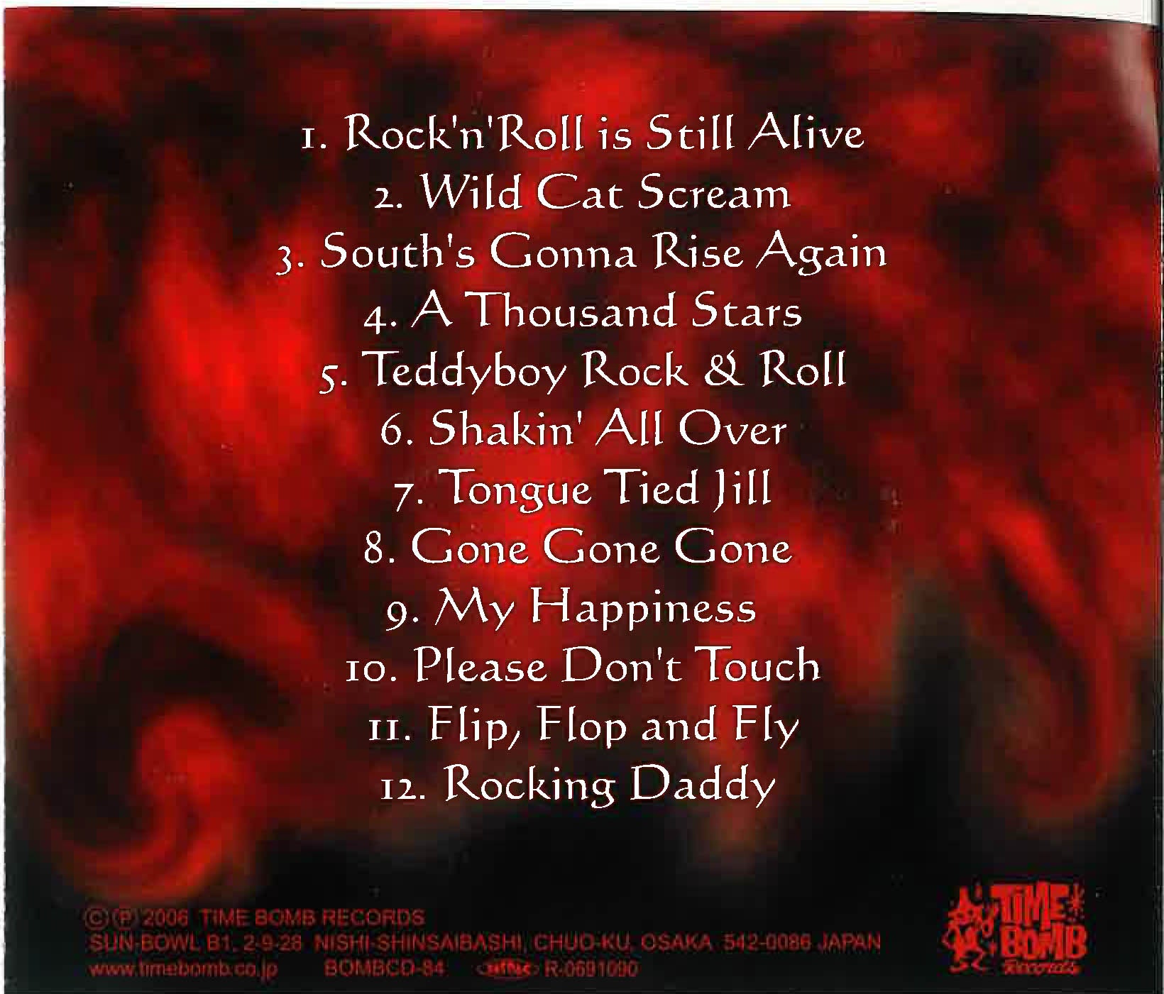 CRAZY TEDS (クレイジー・テッズ) - Rock'n'Roll Is Still Alive (Japan タイムボム 限定 CD / New) 大阪ディボーイR&R '06年デビューアルバム!