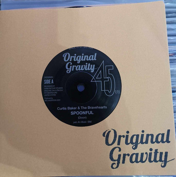 CURTIS BAKER & THE BRAVEHEARTS (カーティス・ベイカー&ブレーヴハーツ) - Spoonful (Part 1 & 2) (UK 限定 7" /New)