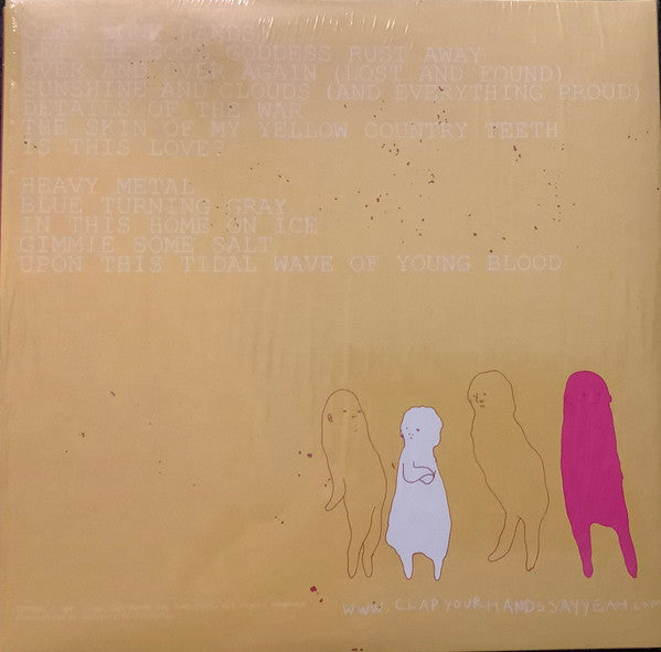 CLAP YOUR HANDS SAY YEAH (クラップ・ユア・ハンズ・セイ・ヤー) - S.T. <1st Album> (US 正規1000枚限定リマスター再発「ホワイトヴァイナル」 LP-見開きジャケ/NEW) '05年1stアルバム