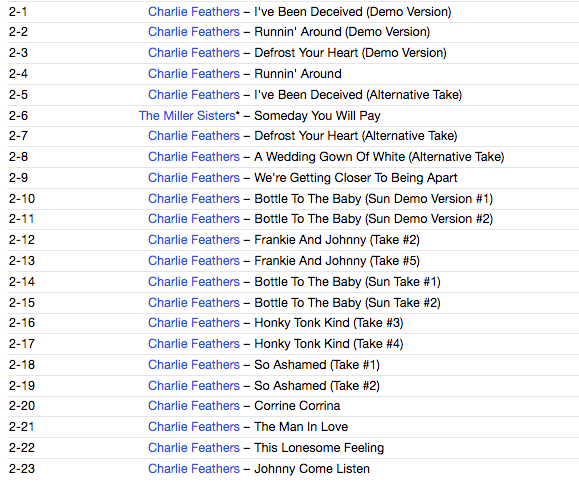 CHARLIE FEATHERS (チャーリー・フェザーズ) - Can’t Hardly Stand It! - The Complete 50s Recordings (スペイン 限定CDx2枚組 /New)米ロカビリー・レジェンドベスト全47曲