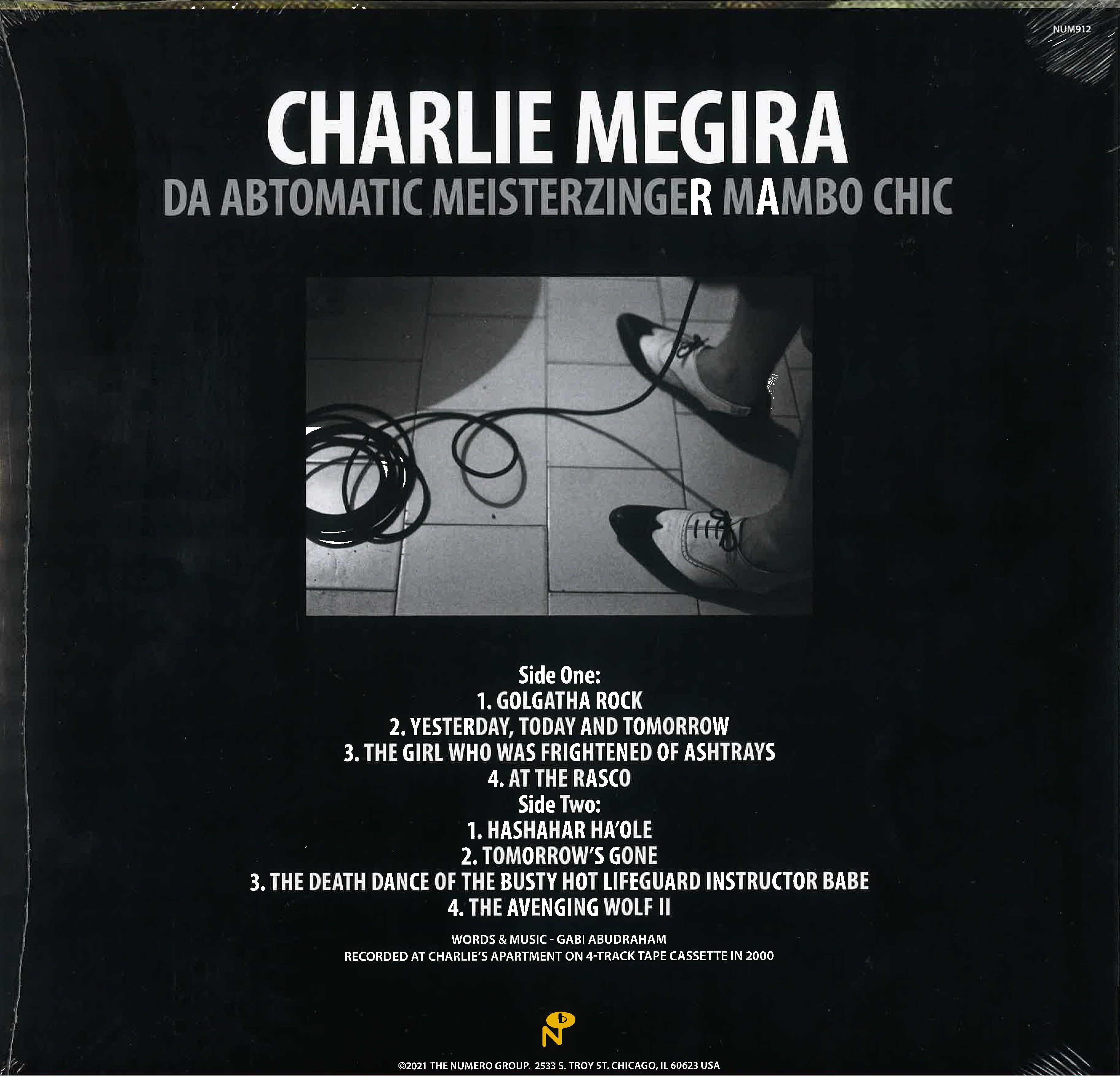 CHARLIE MEGIRA (チャーリー・メギラ ) - The Abtomatic Meisterzinger Mambo Chic (US 限定再発「黒盤」ミニLP /New)イスラエル出身カルト(ガレージ)ロッカー '01年自主制作ソロ・デビュー!