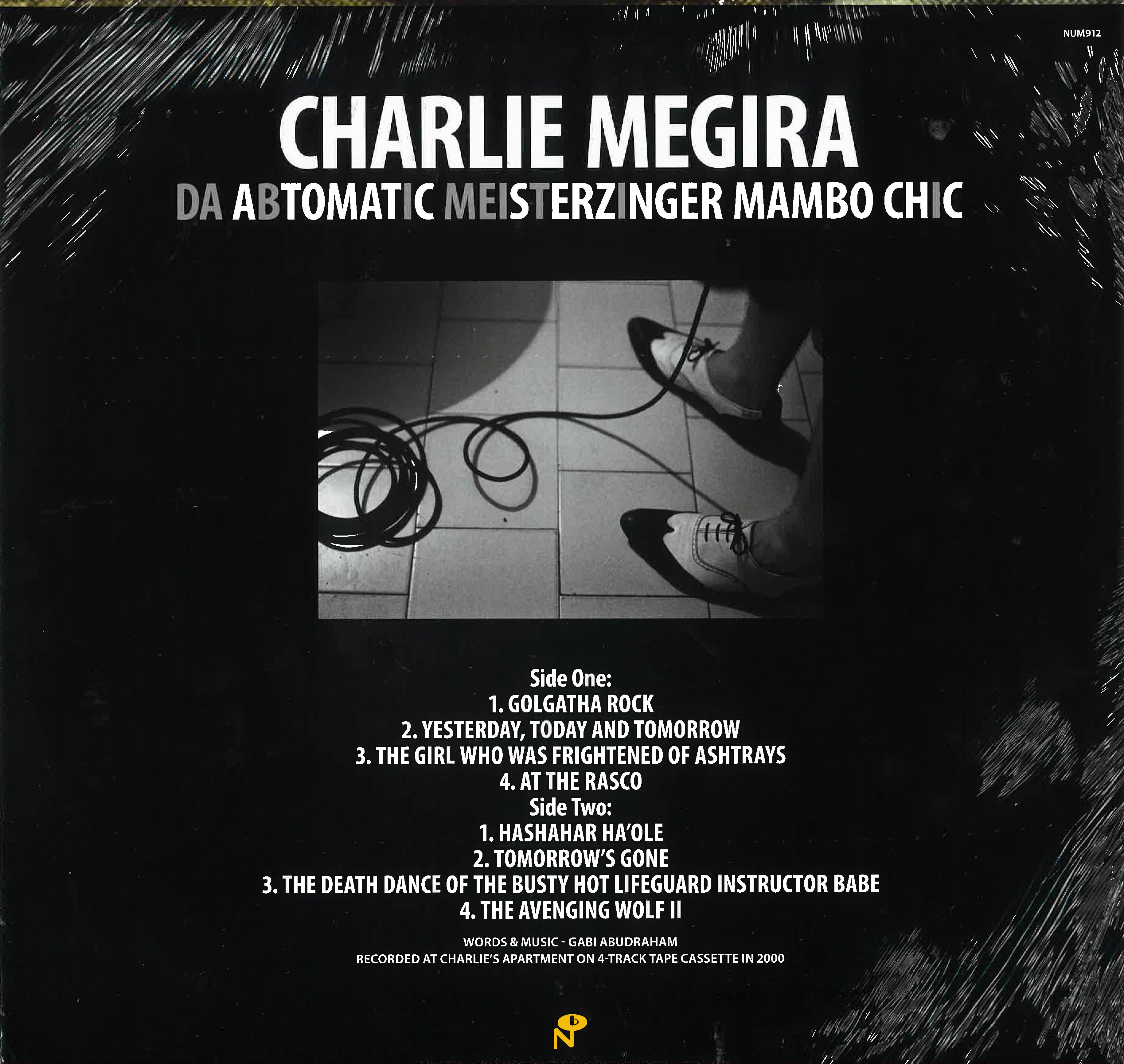 CHARLIE MEGIRA (チャーリー・メギラ ) - The Abtomatic Meisterzinger Mambo Chic (US 限定再発「赤・黒・黄色 VINYL」MLP /New) '01年自主制作ソロ・デビュー!