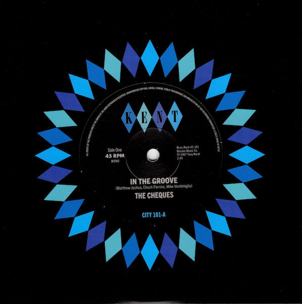 CHEQUES, THE / THE MERITS (ザ・チェックス / ザ・メリッツ) - In The Groove / Arabian Jerk (UK 限定スプリット再発7インチ+カンパニースリーブ/ New) 両面怪メロ・ポップコーン調ノーザン名曲