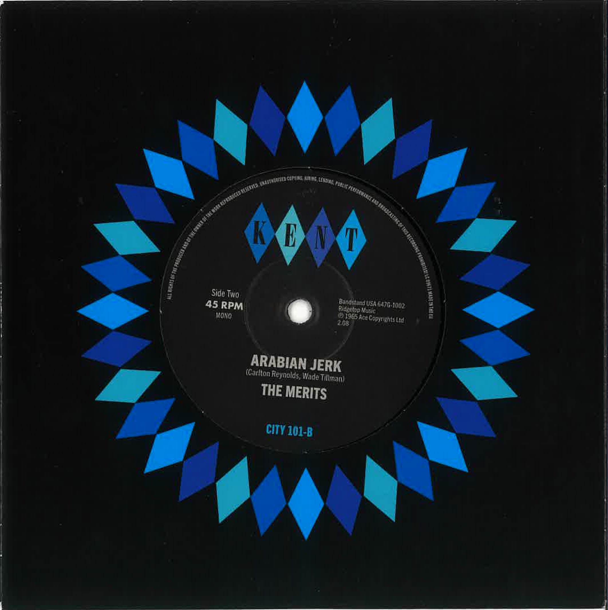 CHEQUES, THE / THE MERITS (ザ・チェックス / ザ・メリッツ) - In The Groove / Arabian Jerk (UK 限定スプリット再発7インチ+カンパニースリーブ/ New) 両面怪メロ・ポップコーン調ノーザン名曲