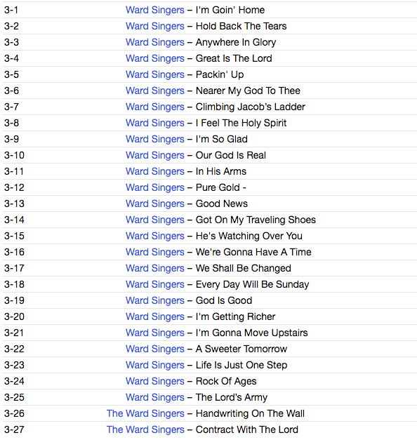 CLARA WARD & THE WARD SINGERS (クララ・ウォード & ザ・フェイマス・ウォード・シンガーズ) - The Famous Ward Singers 1949-62 (EU 限定CDx3枚組/New)