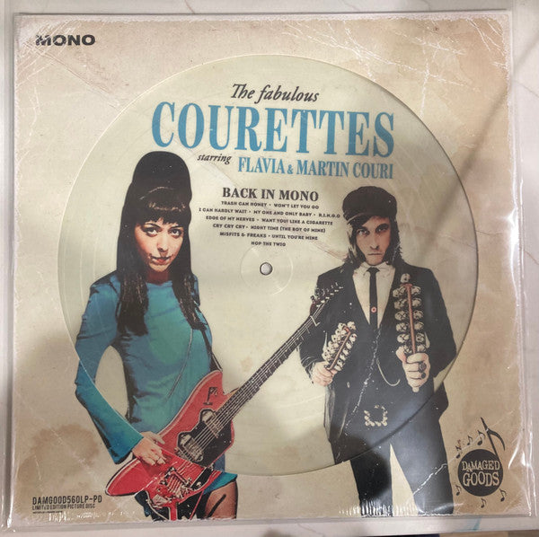 COURETTES (コーレッツ) - Back In Mono (UK Limited "Picture Disc" Mono LP/New) '21 third album