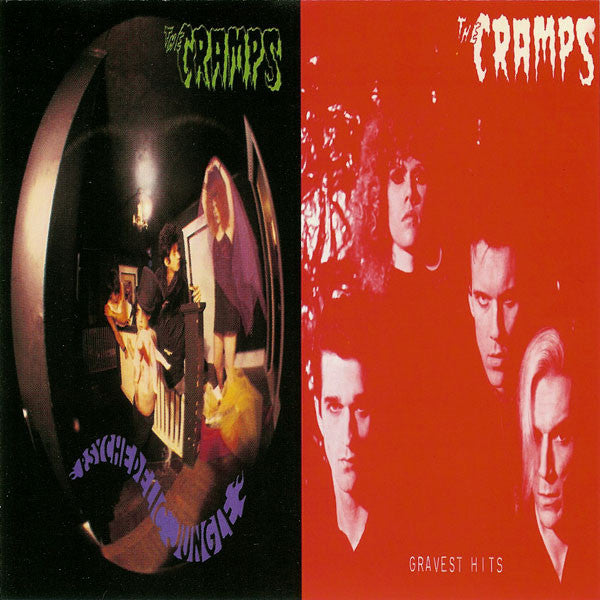 CRAMPS (ザ・クランプス) - Gravest Hits / Psychedelic Jungle (US 限定合体再発CD/廃盤 New) ’79年5曲入りミニ・デビュー・アルバム+’81年フル・セカンド・アルバム
