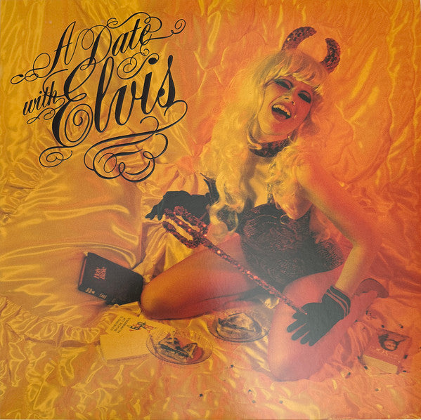 CRAMPS, THE (ザ・クランプス) - A Date With Elvis (US '26年正規限定再発「メタリック・ゴールド VINYL」LP-エンボス加工ジャケ/New)'86年大名作フル・サード・アルバム!