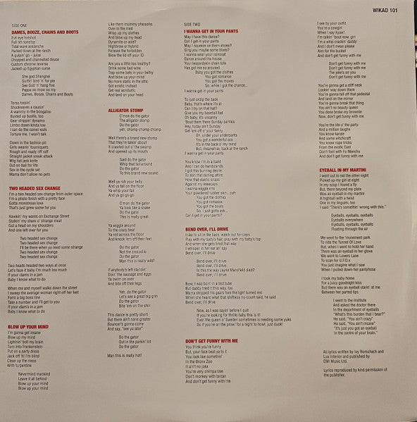 CRAMPS (クランプス) - Look Mom No Head! (EU 限定復刻再発「黒盤」LP/New)'91年スタジオ録音通算5枚目アルバム