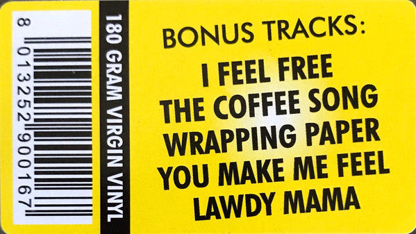 CREAM (クリーム) - Fresh Cream (EU Vinyl Lovers社限定ボーナス入り復刻再発180g LP/New)