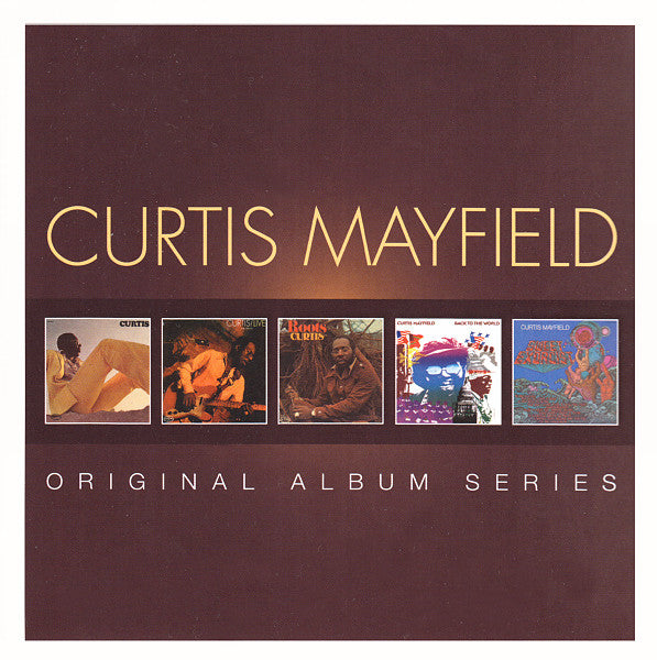 CURTIS MAYFIELD (カーティス・メイフィールド) - Original Album Series (EU 限定合体再発CDx5枚組ボックス・セット/New)全45曲