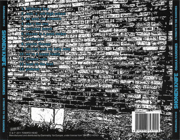 少年ナイフ (Shonen Knife) - Oska Ramones - A Tribute To The Ramones (EU 限定デジパックCD/NEW) ラモーンズ・トリビュートアルバム