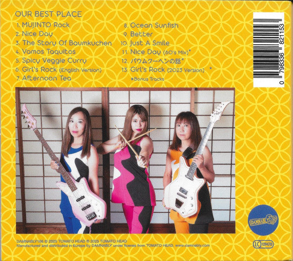 少年ナイフ (Shonen Knife) - Our Best Place (EU 正規限定再発デジパックCD/NEW) '23年22thアルバム